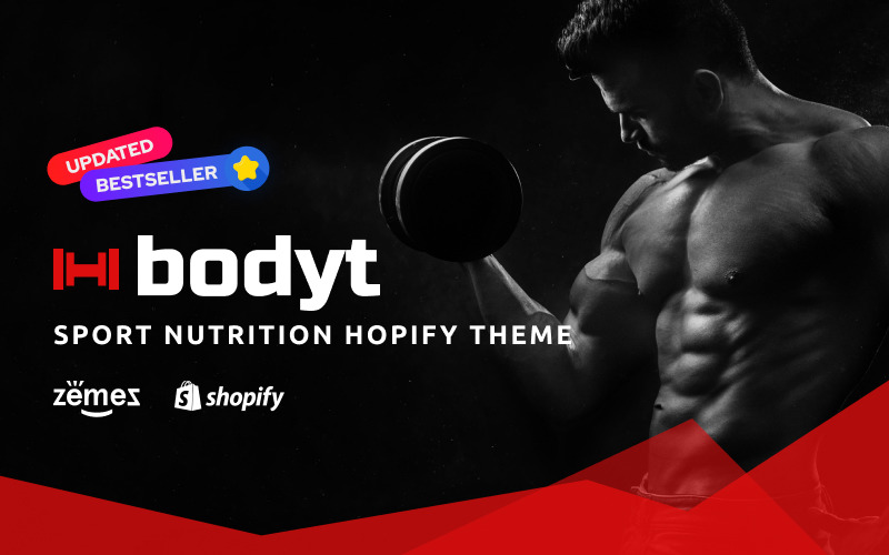 спортивное питание shopify тема