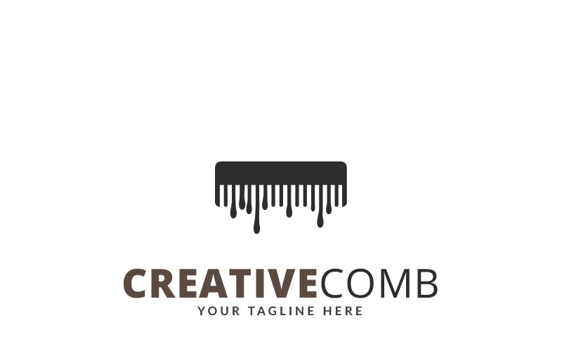Download Шаблон логотипа "Creative Comb Logo Template" / Creative Comb Logo Template - Шаблон логотипа на тему графика 