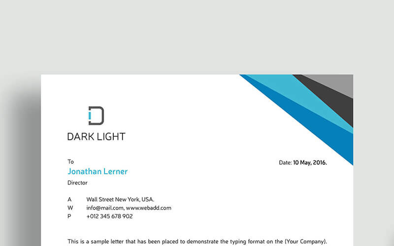 Download Фирменный стиль "Elegant Letterhead - Corporate Identity Template" / Elegant Letterhead - Corporate Identity Template - Фирменный стиль на тему графика 