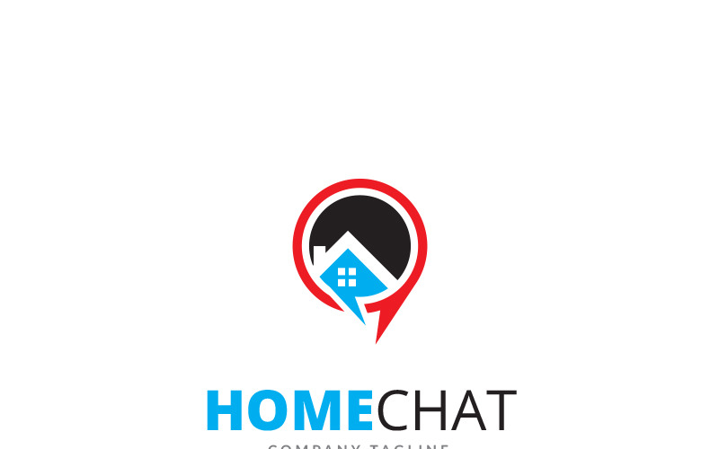Home Chat logó sablon