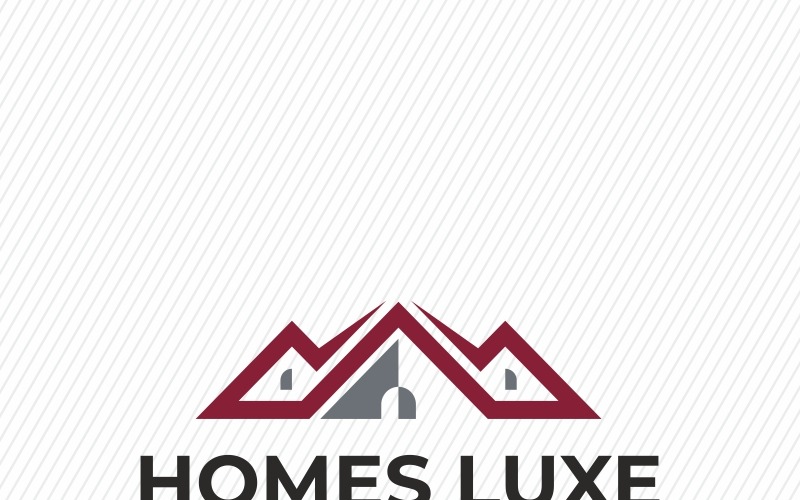 Download Шаблон логотипа "Homes Luxe Logo Template" / Homes Luxe Logo Template - Шаблон логотипа на тему графика architect architectural architecture build builder building cabin construction detached house eco house elegant green home decor finder staging houses housing