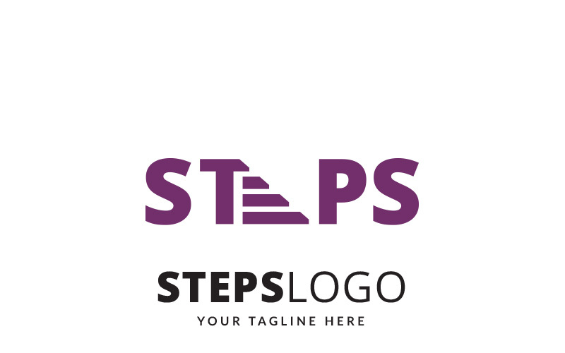Modèle de logo d'étapes #69654 - TemplateMonster