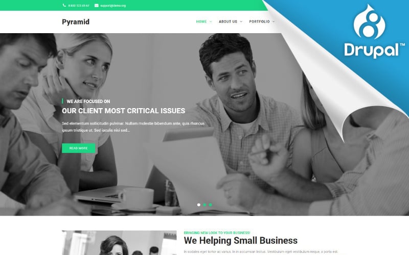 Піраміда Drupal шаблон