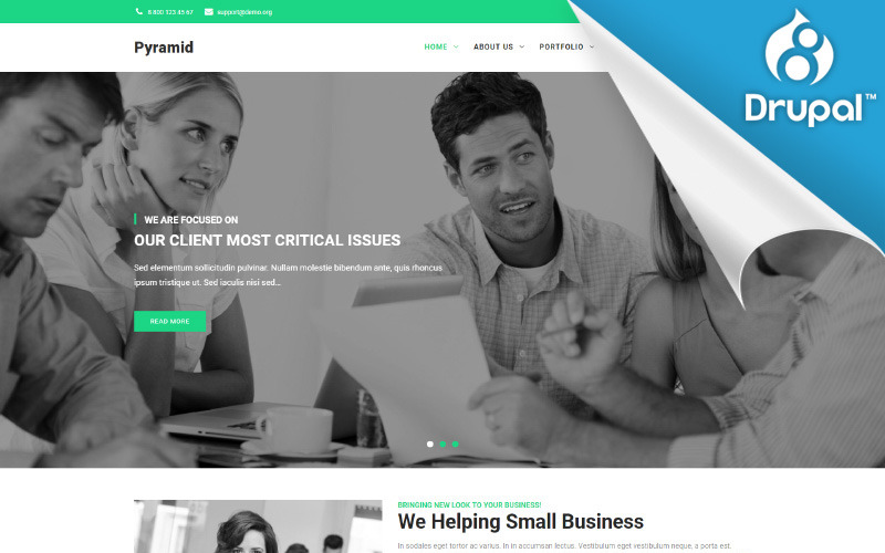 Pyramid Drupal-sjabloon