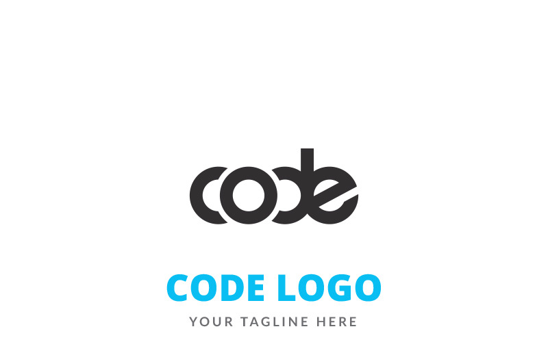 Шаблон логотипа дизайн кода