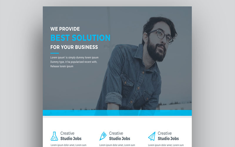 Software Company Corporate Flyers - Corporate Identity Template