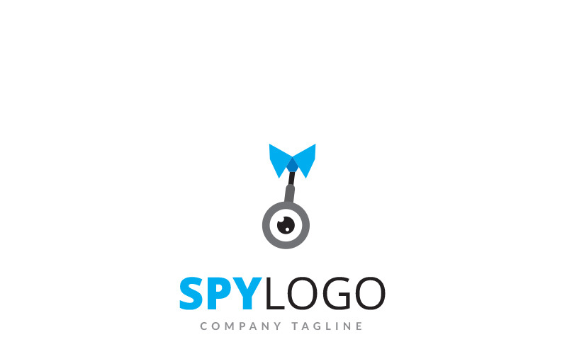 Download Шаблон логотипа "Spy Logo Template" / Spy Logo Template - Шаблон логотипа на тему графика admin logo administrator logo agency agent mark antivirus creative studio dark night detective eye vision game gaming hat human head