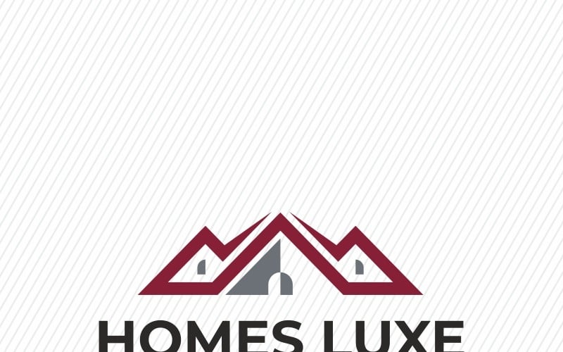 Szablon Logo domów Luxe