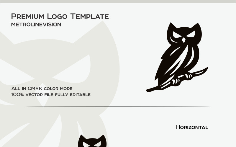 Dark Owl Logo Template