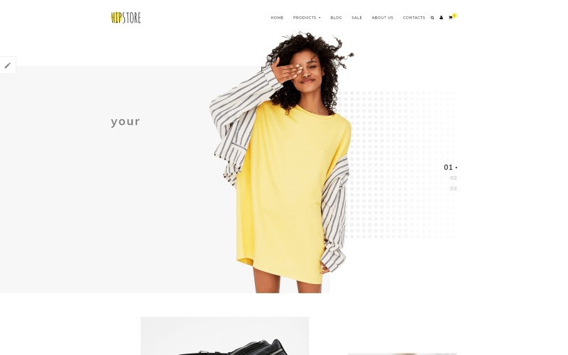 Hipstore - šablona OpenCart pro oblečení a krásu