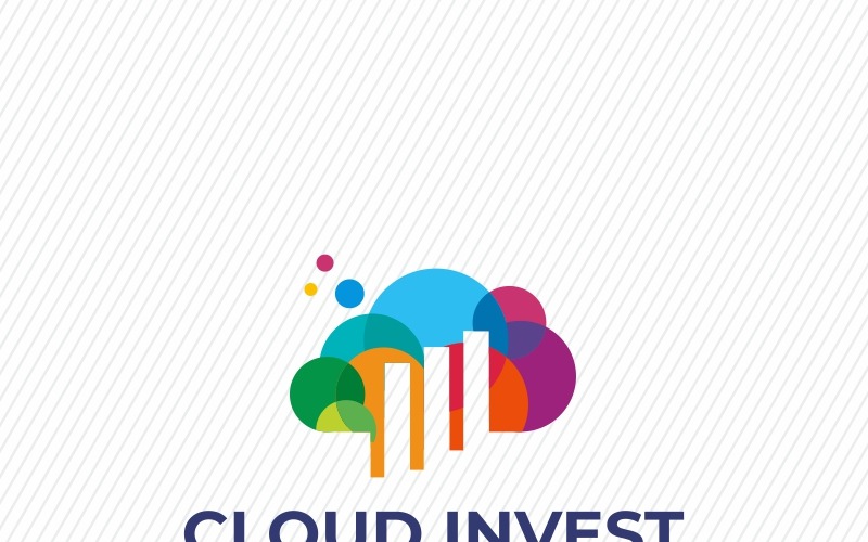 Хмара Інвест шаблон логотипу