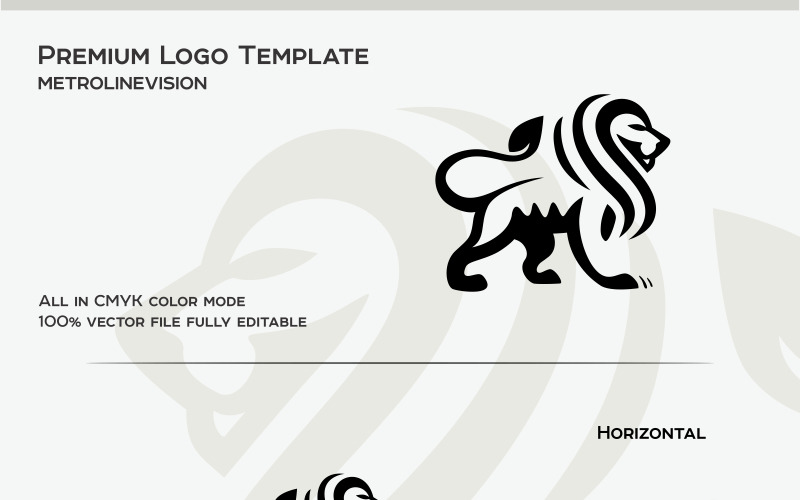Download Шаблон логотипа "Lion Logo Template" / Lion Logo Template - Шаблон логотипа на тему графика angry animal business colorful consultant corporate creative digital finances financial firm funds investing investment king kingdom lion logo majestic marketing