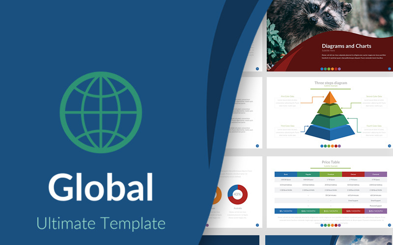 Modèle PowerPoint de présentation globale