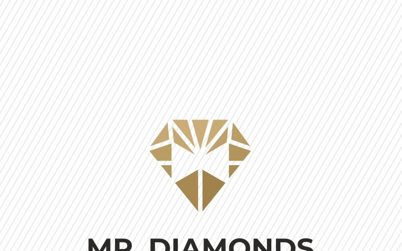 Download Шаблон логотипа "Mr. Diamonds Logo Template" / Mr. Diamonds Logo Template - Шаблон логотипа на тему графика amethyst aquamarine beautiful bijoux bright crystal crystals decorative diamond diamonds drop elegant emerald fashion fine art auction house gem gems