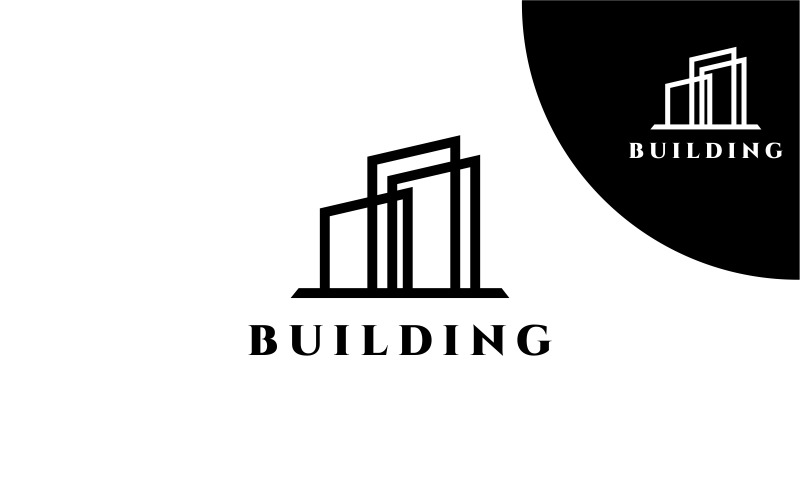 Download Шаблон логотипа "Real Estate Logo Template" / Real Estate Logo Template - Шаблон логотипа на тему графика architects studio build builder building business city company construction economy elegant finance fresh brand home horizon house professional property realty,abstract,agency,architecture,br