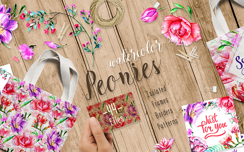 Download Иллюстрация "Solar Light Peonies PNG Watercolor Set - Illustration" / Solar Light Peonies PNG Watercolor Set - Illustration - Иллюстрация на тему графика watercolor illustration delicate drawing background red peony tulip colorful drawn paint leaf plant wildflower seasonal foliage flower sprout stem textile
