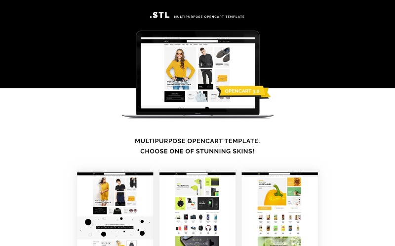 .STL - Responsieve OpenCart-sjabloon voor dameskledingwinkel