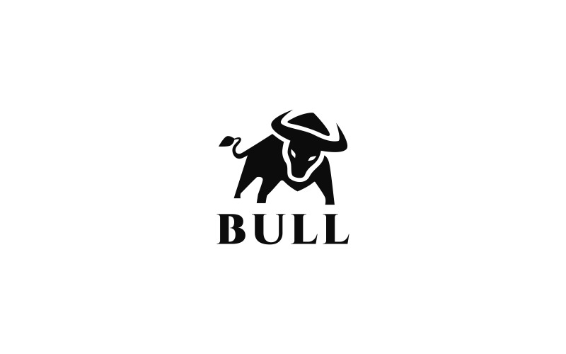 Download Шаблон логотипа "Bull Logo Template" / Bull Logo Template - Шаблон логотипа на тему графика animals brand buffalo bull head logo business capital cloth company elegant finance invest investment mark minimal power shirt strong unique,buffalo,bull,head,logo,mark,business,charge,compan