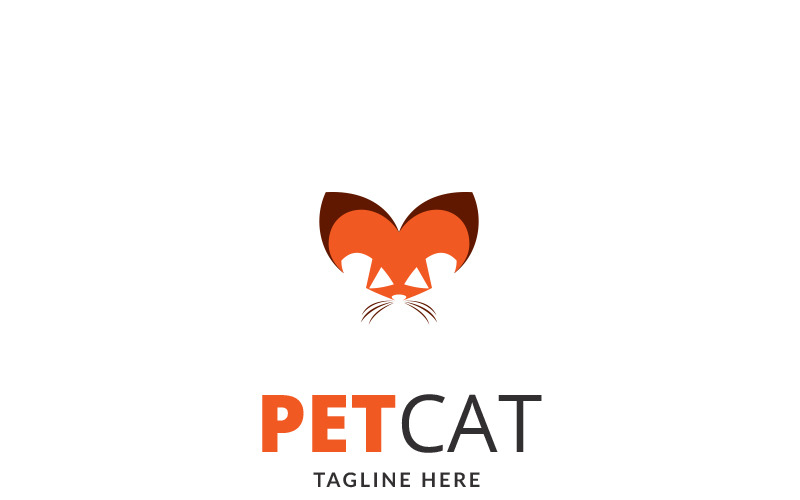 Download Шаблон логотипа "Creative Cat Logo Template" / Creative Cat Logo Template - Шаблон логотипа на тему графика ai animal art black brand business cat cdr clinic color company creative dog eco elegant eps graphic group kitten logo