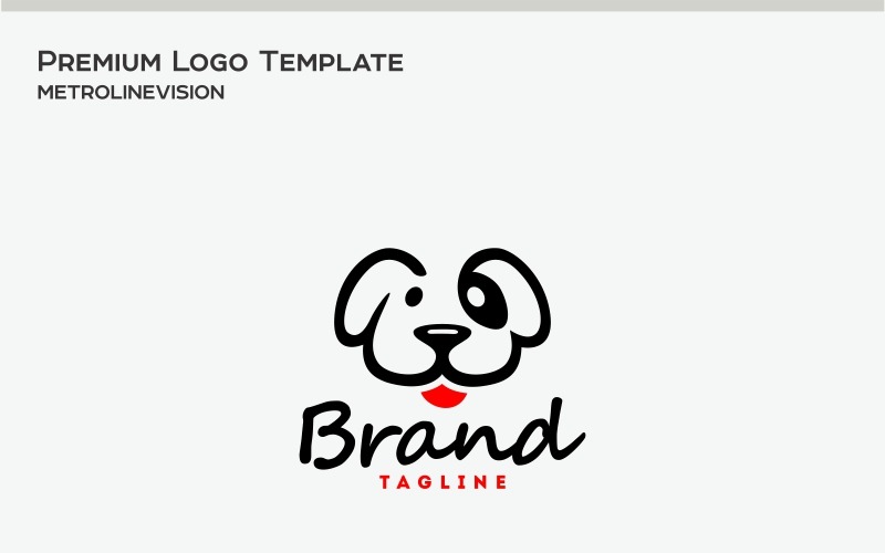 Download Шаблон логотипа "Dog Logo Template" / Dog Logo Template - Шаблон логотипа на тему графика agents animal brand business clean cool corporation creative design dog care logo dogs flat modern nature pet store petshop web