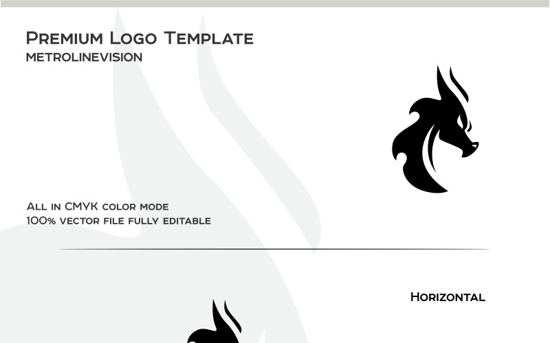Download Шаблон логотипа "Dragon Logo Template" / Dragon Logo Template - Шаблон логотипа на тему графика animal animal logo army asia boat book china crest logo dark devil dragon dream game infinity money music ninja outdoor