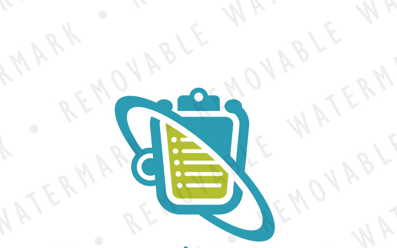Modèle de logo d'administration médicale