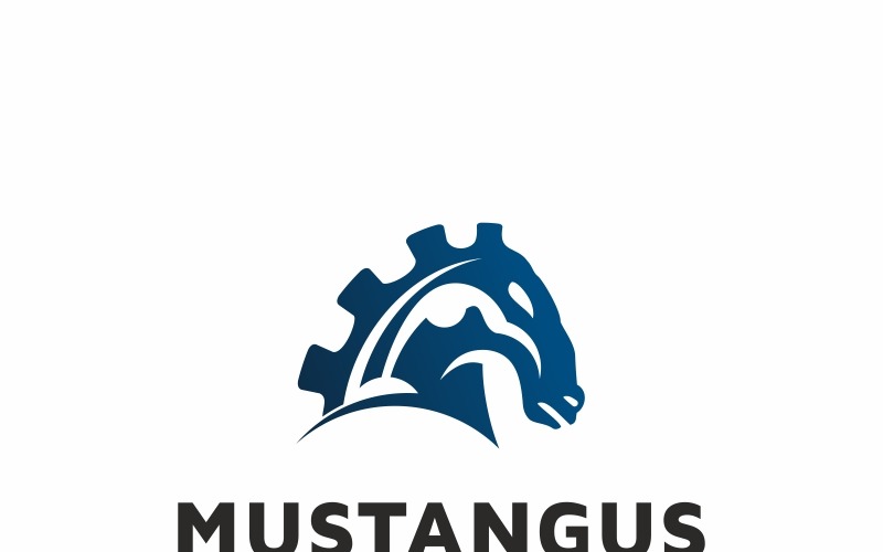 Download Шаблон логотипа "Mustang Logo Template" / Mustang Logo Template - Шаблон логотипа на тему графика animal animals art artwork bronco broncos colt colts head high school horse horses illustration illustrations image images mascot mascots mustang
