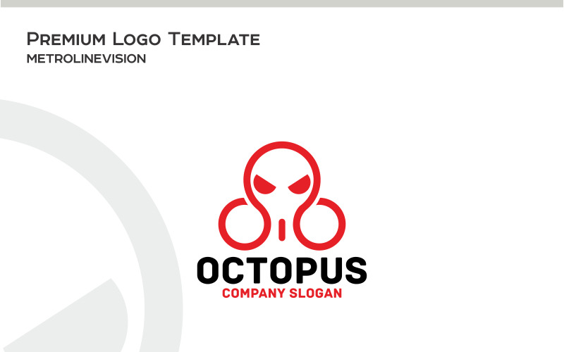 Download Шаблон логотипа "Octopus Logo Template" / Octopus Logo Template - Шаблон логотипа на тему графика animal boat brand camouflage child daycare deep fast fun funny identity ink kids legend mascot nautic nautical ocean octopus octopus