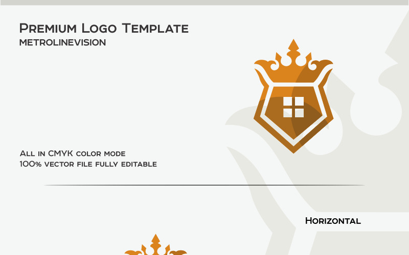 Download Шаблон логотипа "Royal Estate Logo Template" / Royal Estate Logo Template - Шаблон логотипа на тему графика classy crest elite fashion gold home hotel house jewellery king letter luxury majestic majesty party perfumes deal cities city commercial