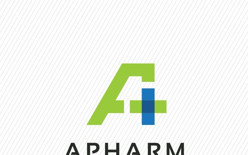 Download Шаблон логотипа "A Pharm - A Letter Plus Logo Template" / A Pharm - A Letter Plus Logo Template - Шаблон логотипа на тему графика addition agency brand business consultant consulting corporate entertainment identity investment letter marketing media logo plus symbol pole positive a