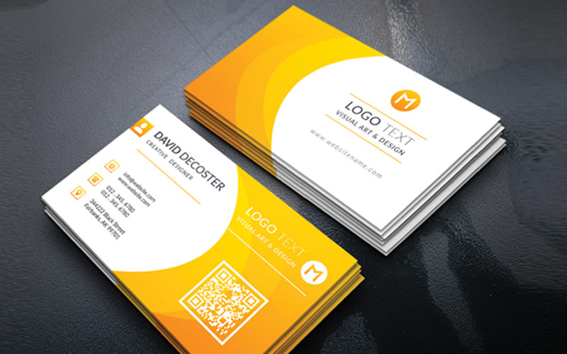 Decoster Personal Business Card - Corporate Identity Template