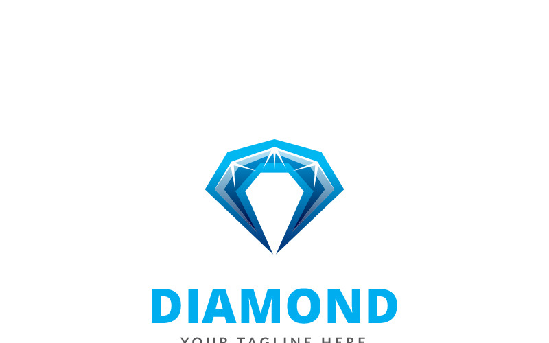 Download Шаблон логотипа "Diamond Logo Template" / Diamond Logo Template - Шаблон логотипа на тему графика brand corporate diamond cut expensive fashion gem gemstone goldsmith high-class jewel jewelery jewelry logotype luxury noble precious stone rare ring
