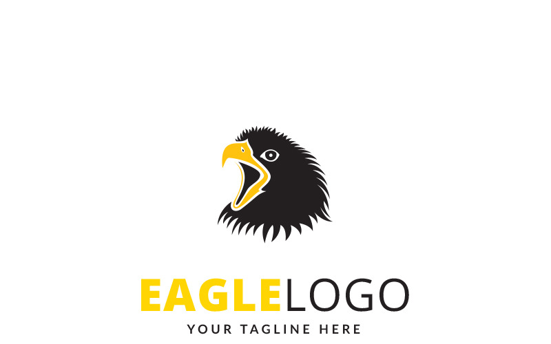 Download Шаблон логотипа "Eagle Brand Logo Template" / Eagle Brand Logo Template - Шаблон логотипа на тему графика animal animal logo automotive bird brand branding consulting creative business logo design eagle falcon financial gold hawk head heraldry hotel