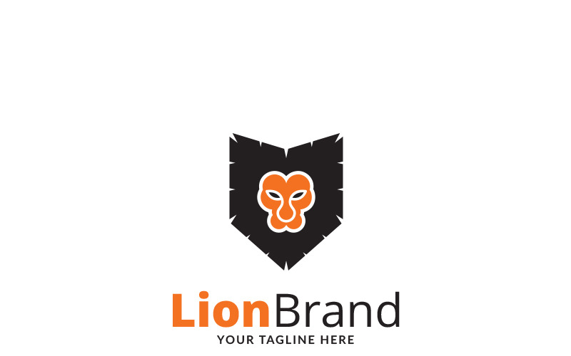 Download Шаблон логотипа "Lion Brand Logo Template" / Lion Brand Logo Template - Шаблон логотипа на тему графика animal logo arts bank banking consulting crown design finance financial gold head helpful insurance king leo lion luxury marketing power