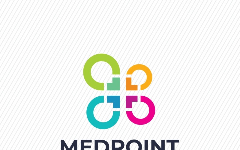 Download Шаблон логотипа "Medical Point Logo Template" / Medical Point Logo Template - Шаблон логотипа на тему графика branding care clinic creative cross diagnostic center doctor drugs health point health talk healthy place hospital medical apps store medicare