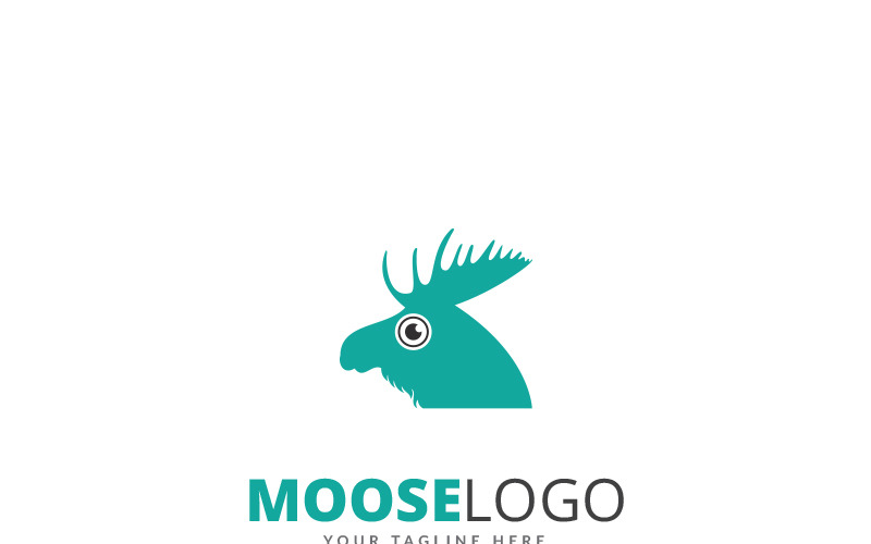Download Шаблон логотипа "Mooses Logo Template" / Mooses Logo Template - Шаблон логотипа на тему графика america animal antler batik brand clean climb deer design exclusive fashion flat horn hunter hunting jungle line logo moose organization