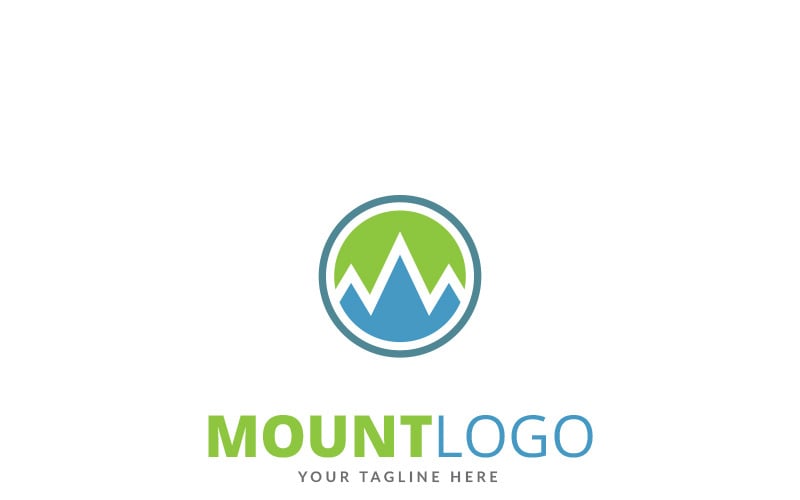 Mount Logo Logo Template