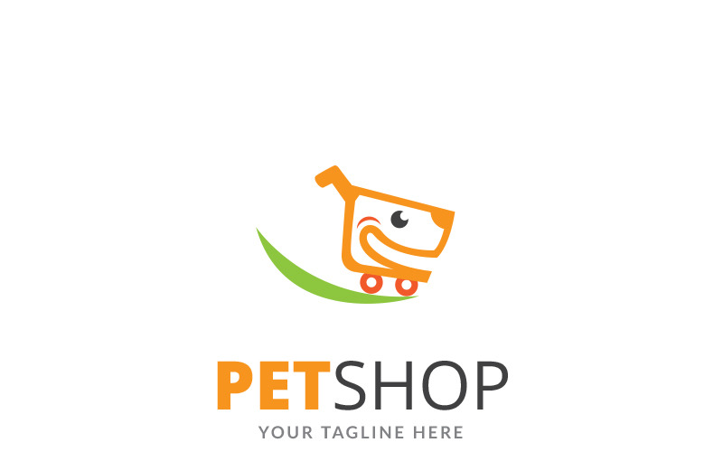 Pet Shop Logo Şablonu