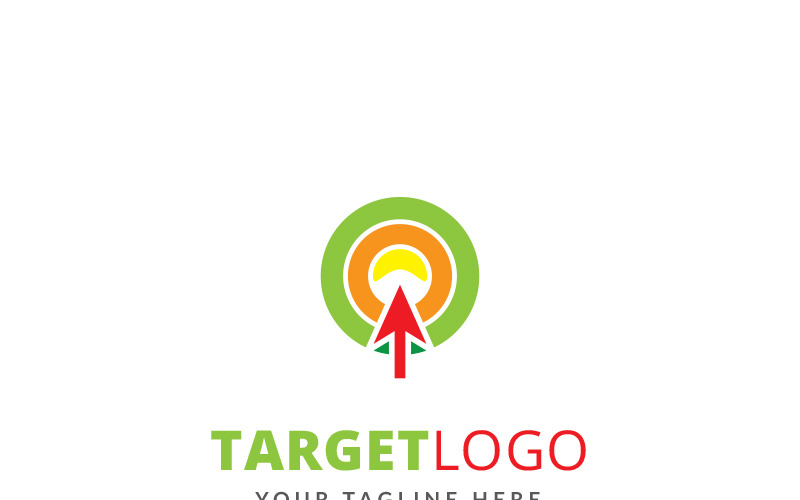 Download Шаблон логотипа "Target Logo Template" / Target Logo Template - Шаблон логотипа на тему графика app arrow best brand business clean clear company corporate icon identity logo media modern print ready project retina target tech