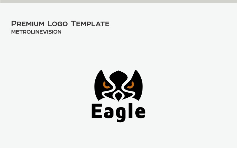 Download Шаблон логотипа "Eagle Head Logo Template" / Eagle Head Logo Template - Шаблон логотипа на тему графика 