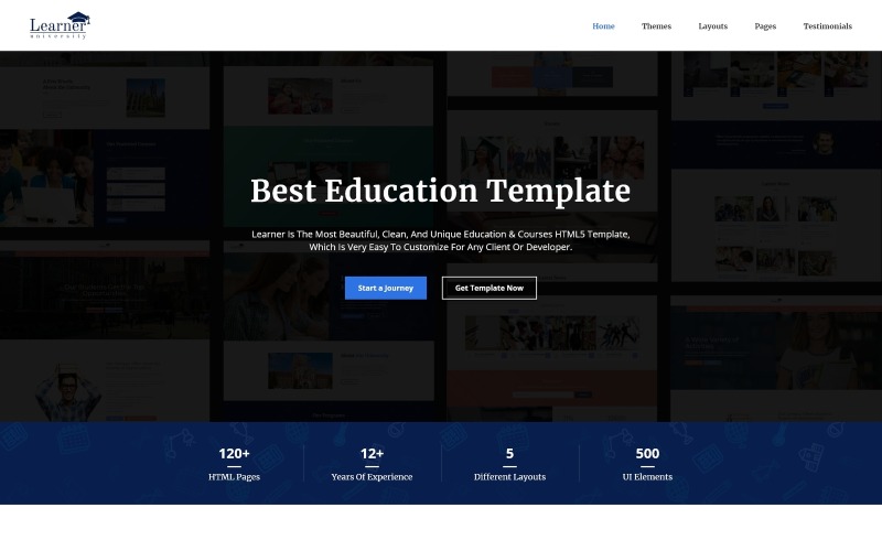 Leerling - Onderwijs Multifunctionele HTML5-websitesjabloon