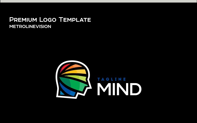Download Шаблон логотипа "Mind Logo Template" / Mind Logo Template - Шаблон логотипа на тему графика abstract app blue colorful creative digital face head human digital idea mind hitech pixel internet modern pixel man pixels robo