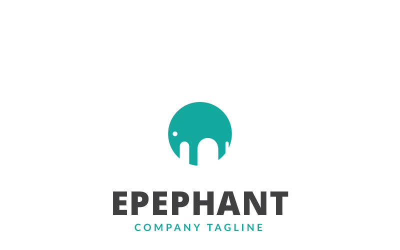 Modèle de logo Elephant Studio