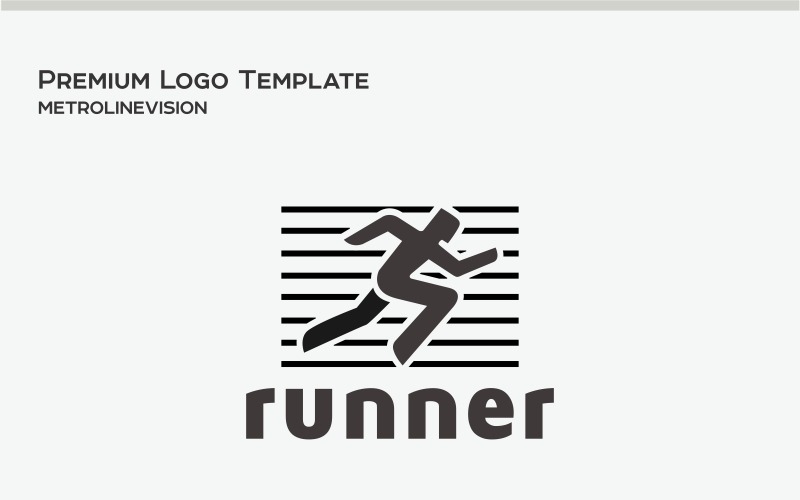 Runner Logo Şablonu