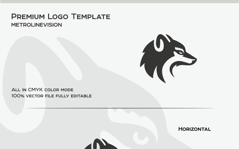 Download Шаблон логотипа "Wolf Head Logo Template" / Wolf Head Logo Template - Шаблон логотипа на тему графика business determined elegant financial impact logo template modern powerful product proud sports strong trading wolves web entertainment brand classic gym
