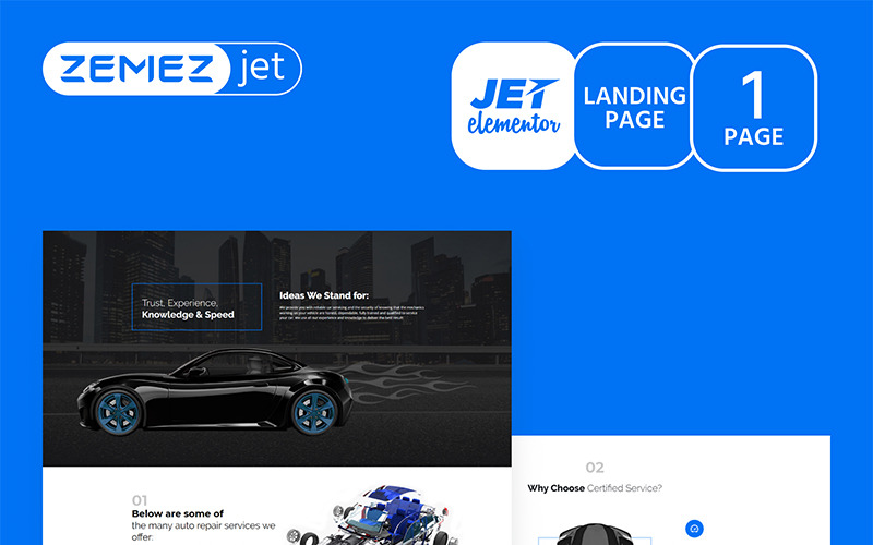 Autoluxe - Biljustering - Jet Elementor Kit