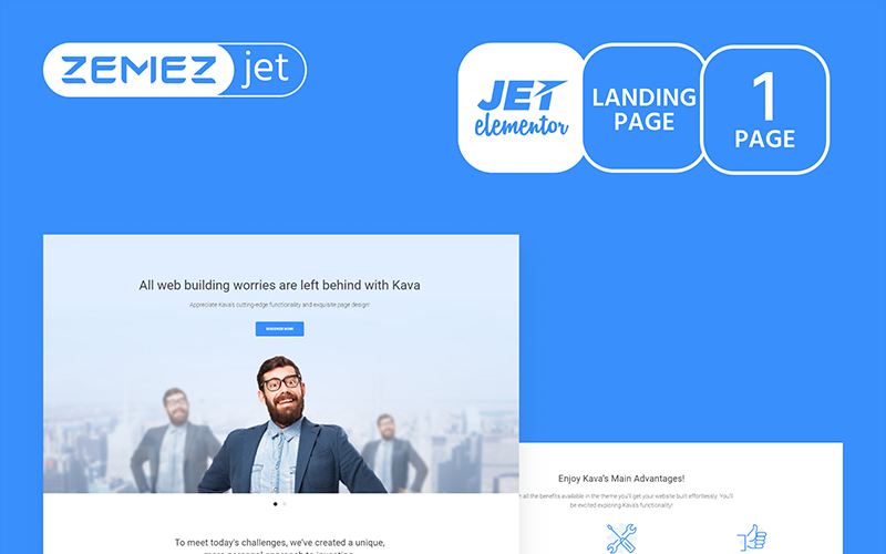 Basiclass - Класичний бізнес - Jet Elementor Kit