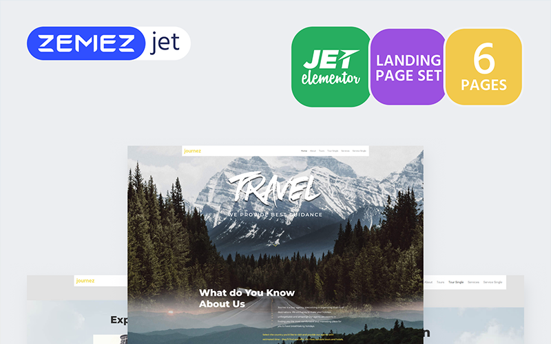 Hottrip - Cestovní agentura - Jet Elementor Kit