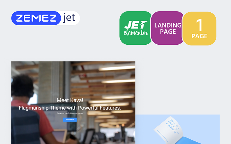 Littos - Lite Jet Elementor-sjabloon