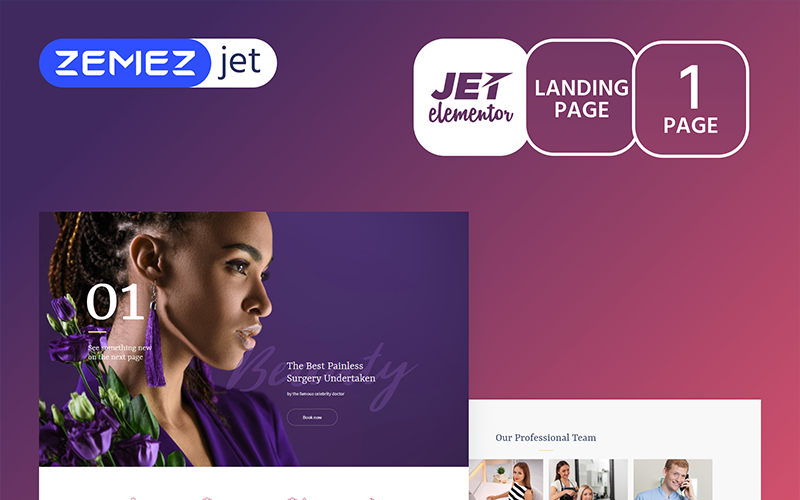 Purplex-Spa沙龙-Jet Elementor套件